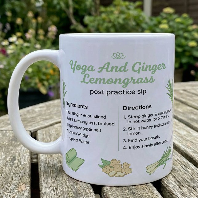 Yoga-Tee-Rezept Ingwer Lemongras Kaffeetasse (Von Creator hochgeladen)