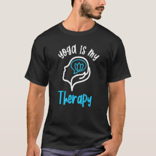 Yoga-Therapie Yogi-Linie Lotus-Gehirn Ästhetische T-Shirt