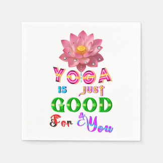 Yoga-Tischwäsche ist einfach gut für Sie Serviette