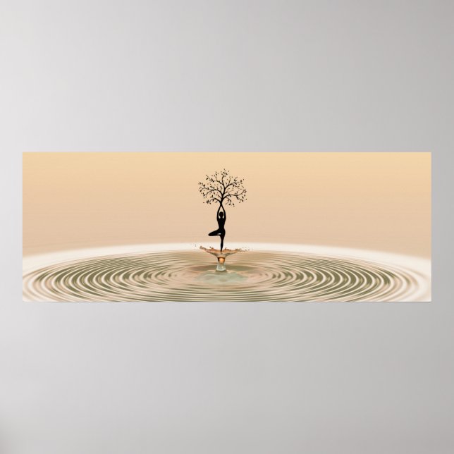 Yoga Tree of Life Poster (Vorne)