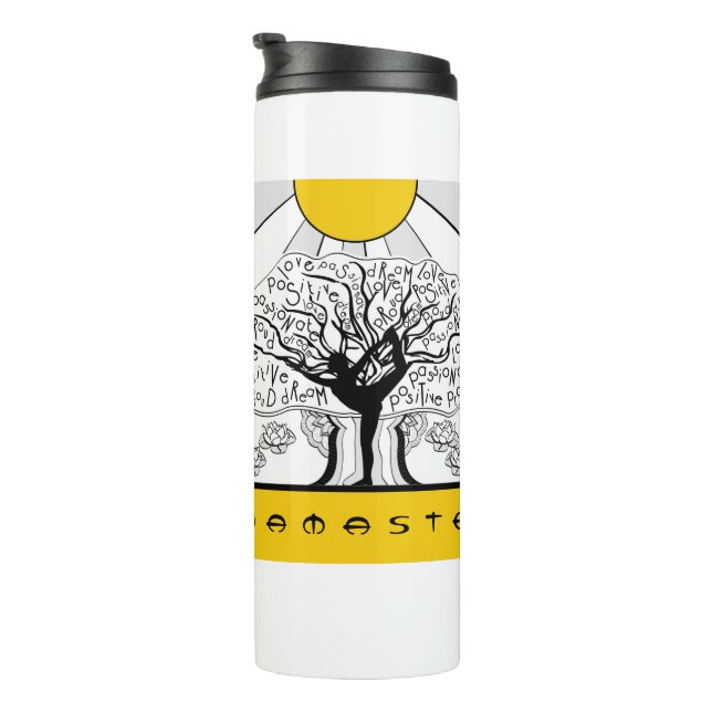 Yoga Tree Wasserflasche Thermosbecher (Nach rechts gedreht)