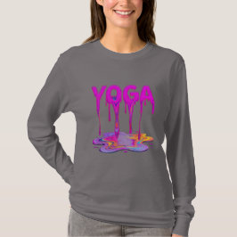 Yoga Tropffarbe T-Shirt