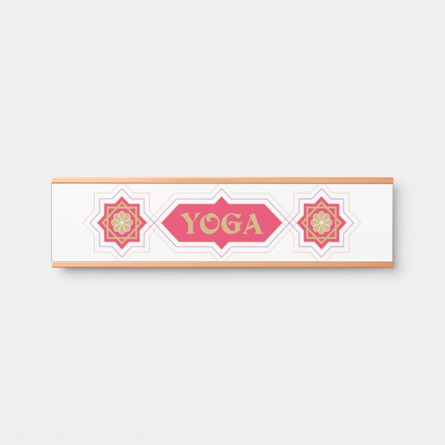 Yoga Türschild (Vorderseite )