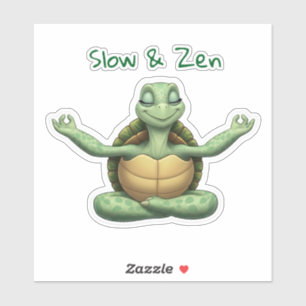 Yoga Turtle Aufkleber