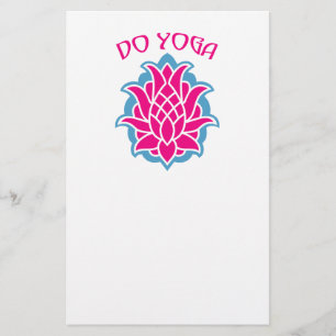 Yoga üben flyer