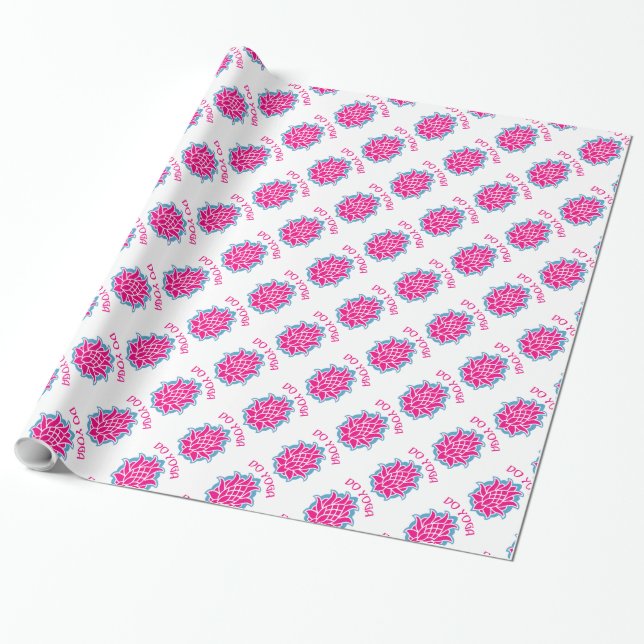 Yoga üben geschenkpapier (Ungerollt)