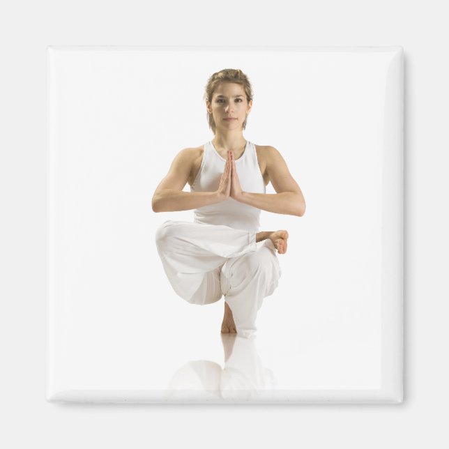 Yoga-Übung Magnet (Vorne)