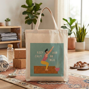 Yoga Übung Sweet Illustriert Bag Tragetasche