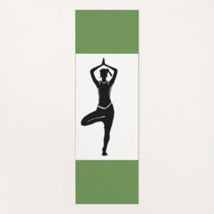 Yoga-Übungen am Morgen Yogamatte