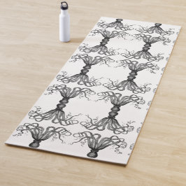 Yoga-Übungen Mat Vintag Octopus Yogamatte