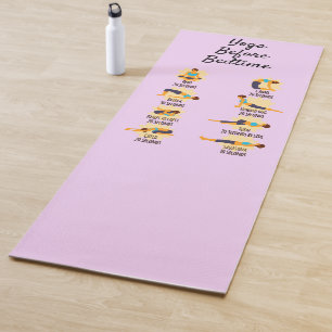 Yoga-Übungen Vor Dem Schlafengehen Routine-Übungen Yogamatte