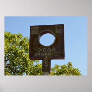 Yoga und Bio Kunst Poster