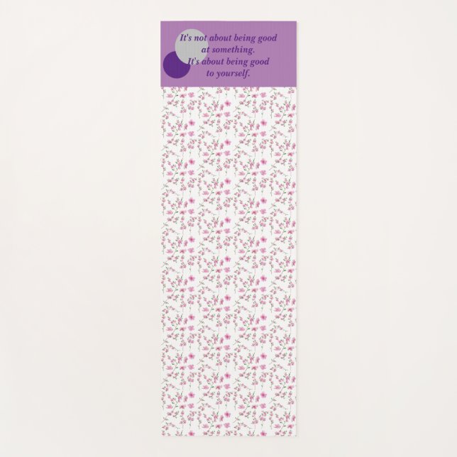 Yoga und Fitness Yogamatte (Vorderseite)