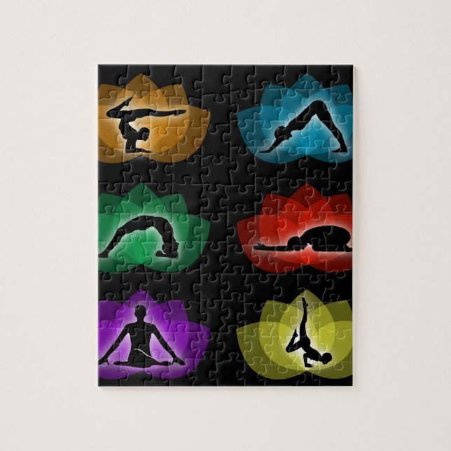 Yoga und Meditation Puzzle (Vertikal)