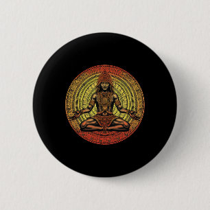 Yoga und Meditation Zen-Buddhismus Button
