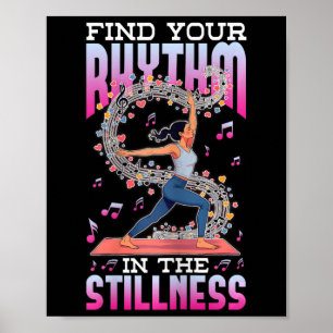 Yoga und Musik Finden Sie Ihren Rhythmus in der St Poster