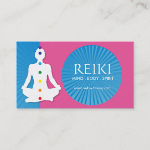 Yoga und Reiki Visitenkarten Visitenkarte