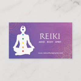 Yoga und Reiki Visitenkarten Visitenkarte