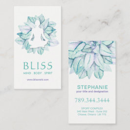Yoga- und Reiki-Visitenkarten Visitenkarte