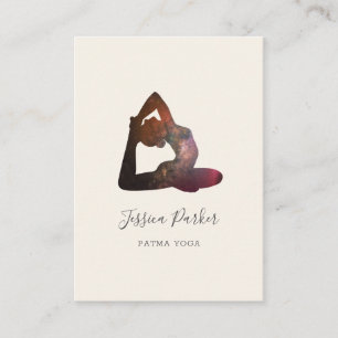 Yoga Universe Business Card Visitenkarte