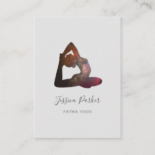 Yoga Universe Business Card Visitenkarte