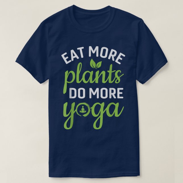 Yoga Vegan Vegetarian tee (Design vorne)
