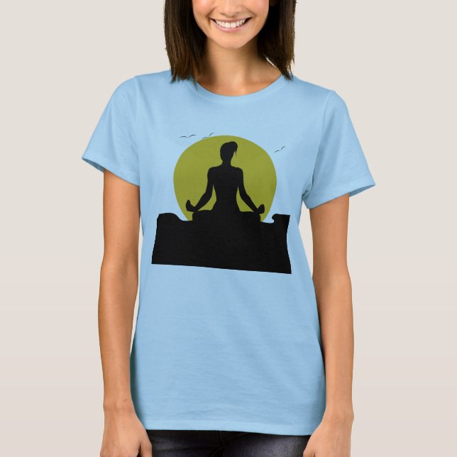 Yoga vermittelnd Sunshine T - Shirt (Vorderseite)