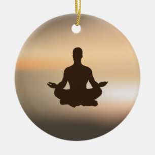 YOGA Verzierung Keramik Ornament