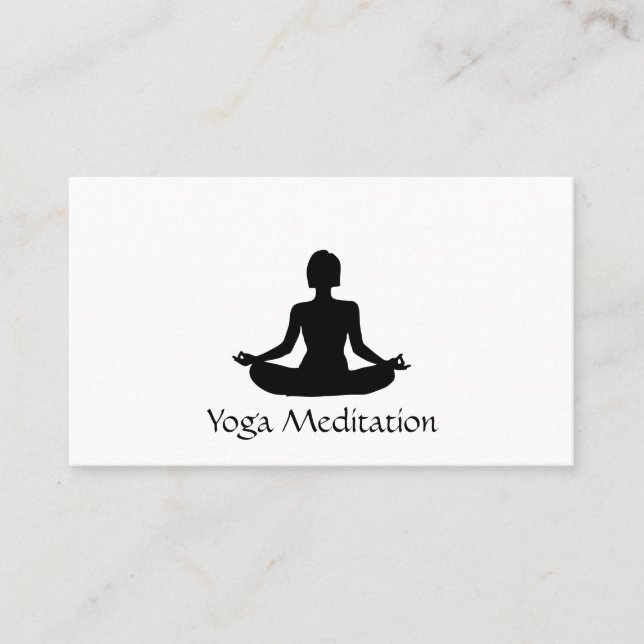 Yoga Visitenkarte (Vorderseite)