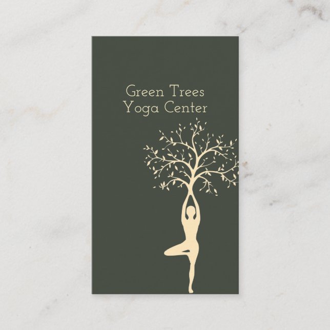 Yoga Visitenkarte (Vorderseite)