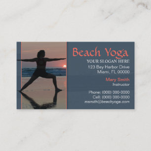 Yoga-Visitenkarte Visitenkarte