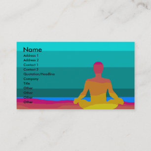 Yoga-Visitenkarte Visitenkarte
