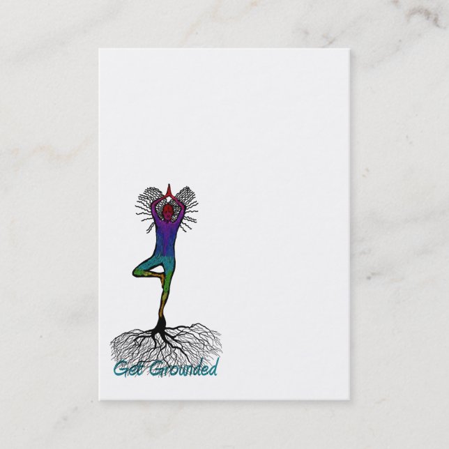 Yoga-Visitenkarte Visitenkarte (Vorderseite)