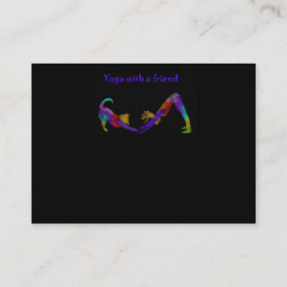 Yoga-Visitenkarte Visitenkarte