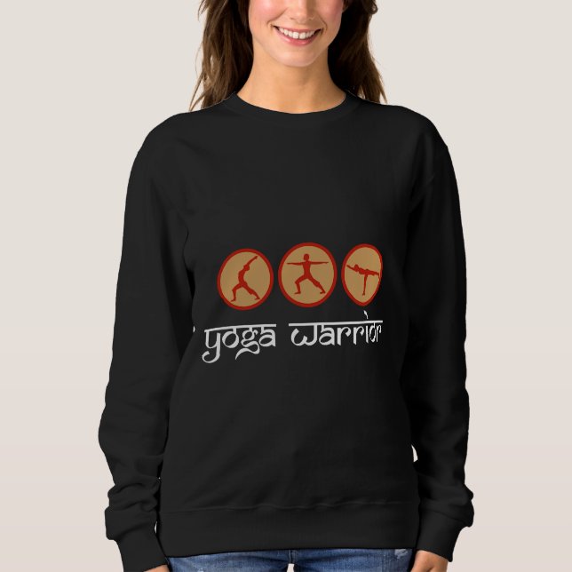 Yoga Warrior Yoga Sweatshirt (Vorderseite)