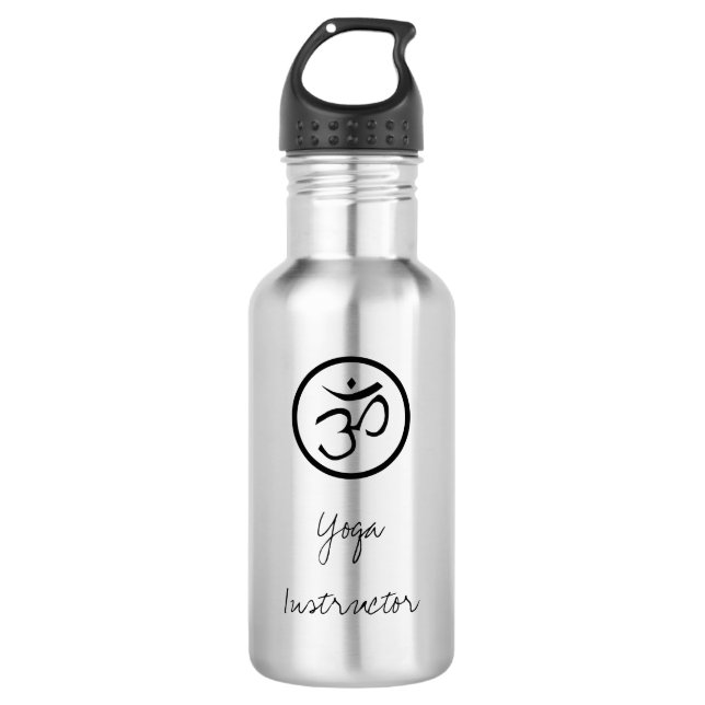 Yoga-Wasserflasche aus nicht rostendem Stahl Edelstahlflasche (Vorderseite)