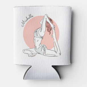 Yoga Weiblicher individuelle Name kann kühler Dosenkühler