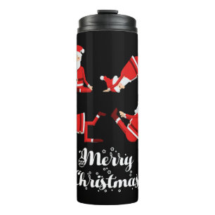 Yoga Weihnachts-Fitness Thermosbecher