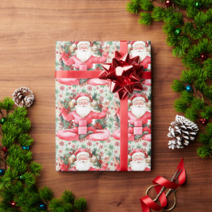 Yoga Weihnachtslehrer Geschenkpapier