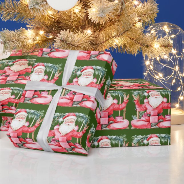 Yoga Weihnachtslehrer Geschenkpapier (Feiertage)