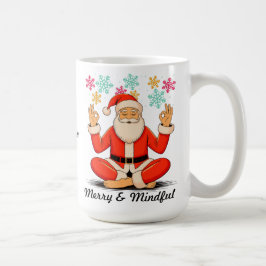 Yoga-Weihnachtsmann Kaffeetasse