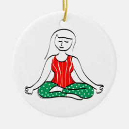 Yoga Weihnachtsschmuck