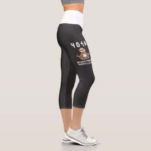 Yoga, weil das Schlagen von Menschen falsch ist Yo Capri Leggings