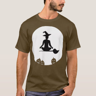 YOGA WITCHES Helloween Meditation Namaste Fitn T-Shirt