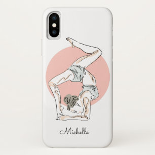 Yoga Woman individuelle Name Telefonfälle Case-Mate iPhone Hülle