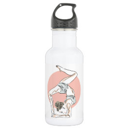Yoga Woman individuelle Name Wasserflaschen Edelstahlflasche