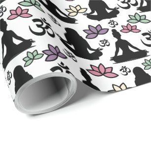 Yoga Wrapping Paper Geschenkpapier
