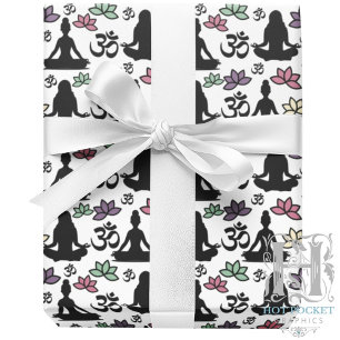 Yoga Wrapping Paper Geschenkpapier