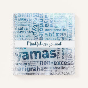 Yoga Yamas Mindfulness Journal Notizbuch