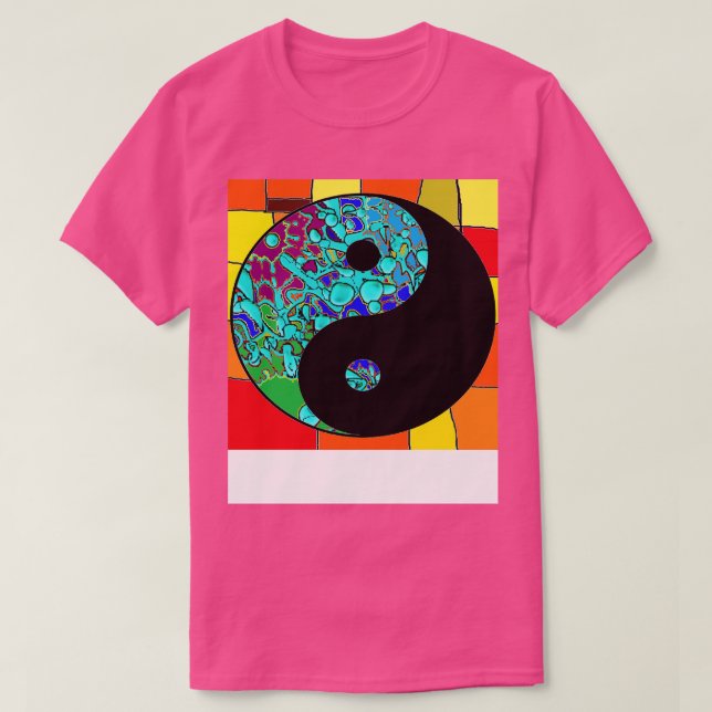 Yoga-Yang-Mandala T-Shirt (Design vorne)